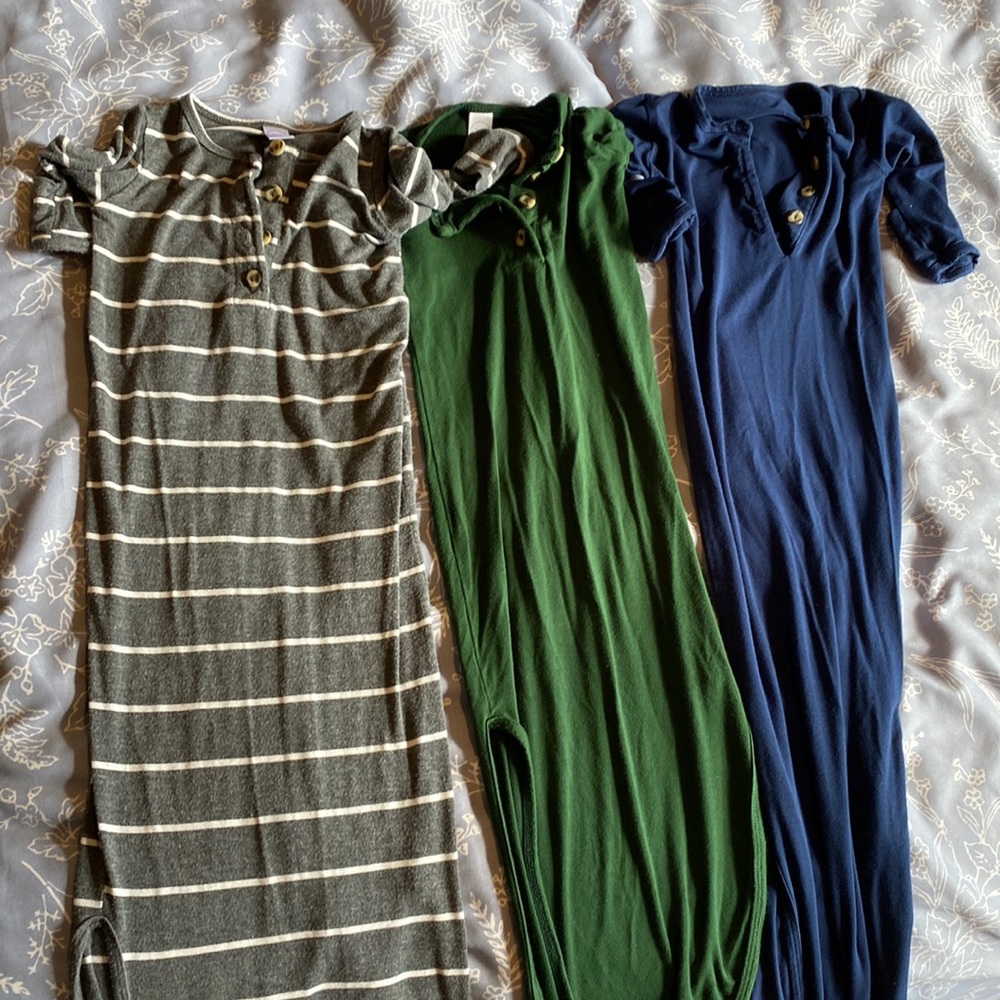Three Lou Lou Knotted Gowns